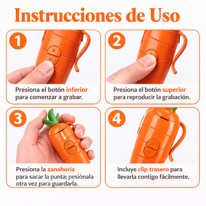 Bunny Bits™ Secret Carrot Grabadora